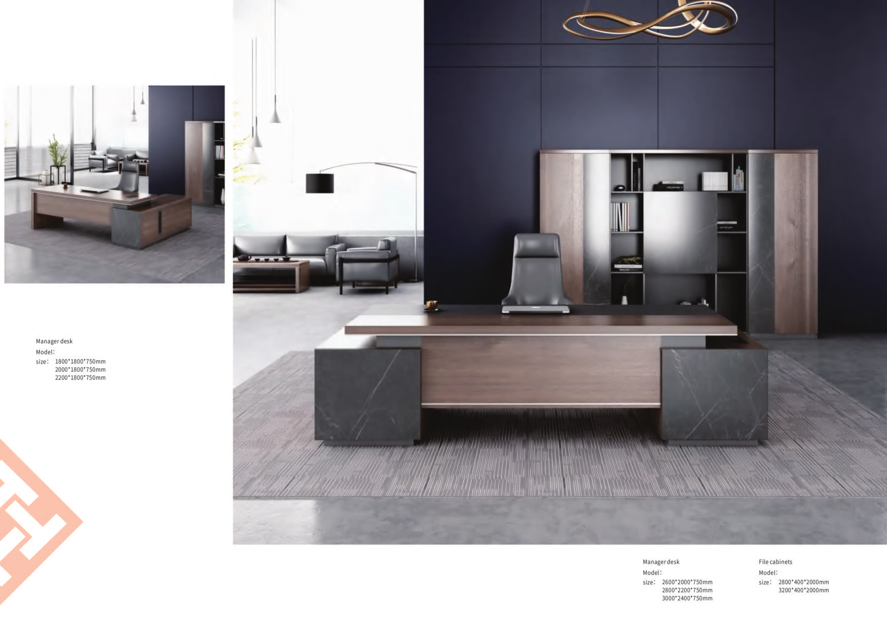 LESSA Manager Desk